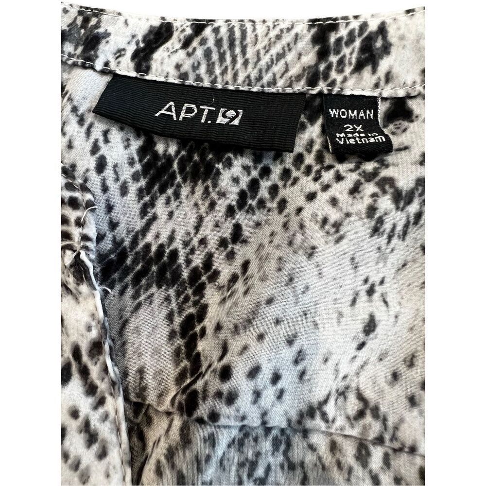 Apt. 9 Animal Print Snakeskin Pattern Sheer Popov… - image 7